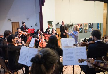 Orquesta de Cámara de la PUCV ofreció concierto en el Colegio Alemán de Valparaíso - Foto 3