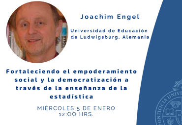 Magíster en Estadística invita a conferencia de académico Joachim Engel