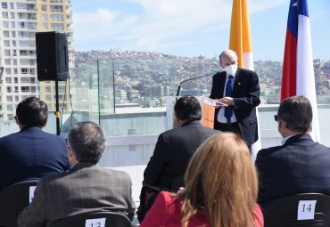 PUCV celebra el avance de su nueva infraestructura en Valparaíso