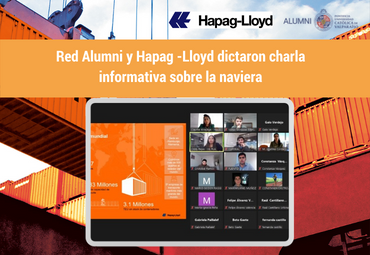 Red Alumni y Hapag - Lloyd dictaron charla informativa sobre la naviera