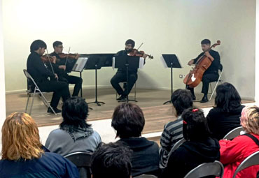 IMUS lleva música clásica a estudiantes de colegios y liceos de Valparaíso