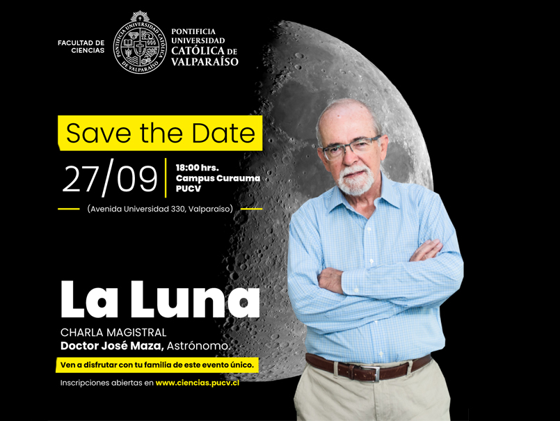 Astrónomo José Maza dictará la charla “La Luna”