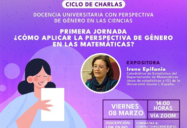 Charla “Cómo aplicar la perspectiva de género en las matemáticas”