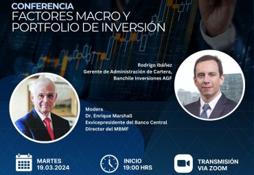 PUCV invita a conferencia "Factores Macro y Portfolio de Inversión"