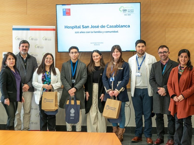 Delegación PUCV tiende puentes para trabajo colaborativo con nuevo Hospital San José de Casablanca