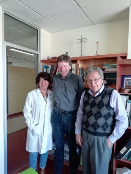 Dr. Jean-René Hamon visita el Instituto de Química