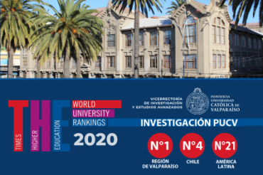 PUCV es N°1 en investigación de la Región de Valparaíso