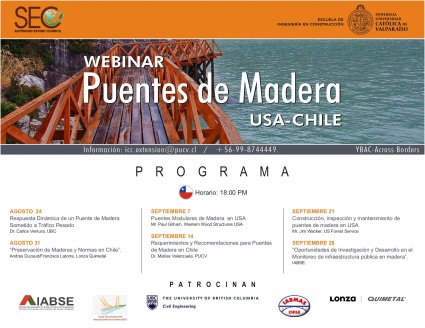 Ciclo Webinar Puentes de Madera USA-CHILE