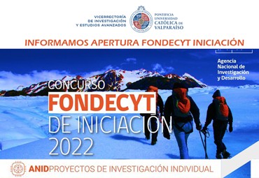 Informamos apertura FONDECYT Iniciación 2022