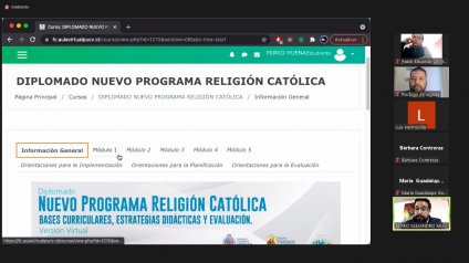 Exitoso inicio del 2do Diplomado Virtual "Nuevo Programa de Religión Católica: bases curriculares, estrategias didácticas y evaluación - Año 2021"