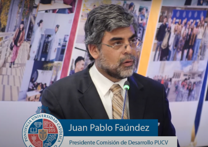 Profesor Juan Pablo Faúndez Allier presenta Plan de Desarrollo Estratégico 2023- 2029, como presidente de la Comisión de Desarrollo del Consejo Superior