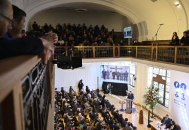 Rector Nelson Vásquez rinde cuenta anual ante masiva concurrencia al Claustro Pleno 2024