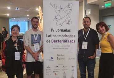 Profesor Roberto Bastías y estudiantes del Instituto de Biología PUCV participan en IV jornadas latinoamericanas de bacteriófagos en Uruguay