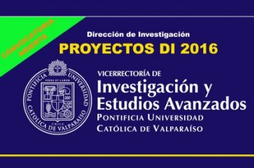 Convocatoria Abierta: “Concurso de Proyectos Internos de Investigación DI 2016”
