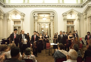 Orquesta de Cámara PUCV efectuó vibrante concierto en el Palacio Rioja de Viña del Mar