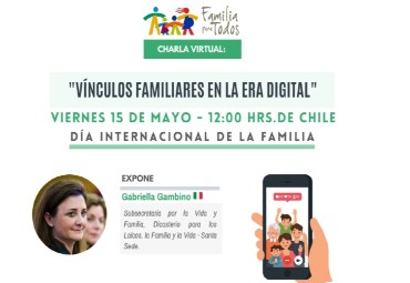 Programa de Ciencias para la Familia invita a Charla "Vínculos familiares en la era digital"