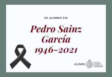 Se comunica sensible fallecimiento de Pedro Sainz, ex alumno EIQ