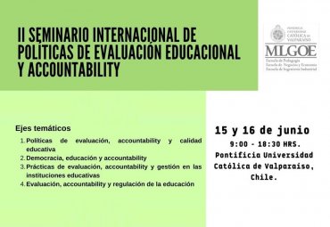 ll Seminario Internacional de Políticas de Evaluación Educacional y Accountability