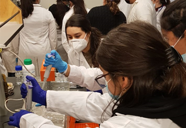 Escuela de Ingeniería Bioquímica recibe a 36 estudiantes de Nogales y Viña del Mar - Foto 2