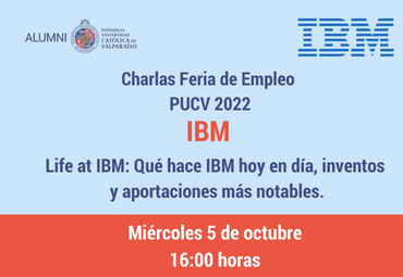 Charlas Feria de Empleo PUCV 2022: IBM