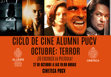 Alumni PUCV realizará Ciclo de Cine 2022 en octubre con clásicos del horror