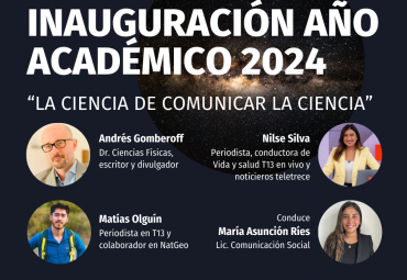 Invitan a Inauguración del Año Académico 2024 del Instituto de Física y Escuela de Periodismo
