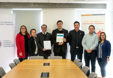 Escuela de Ingeniería de Construcción y Transporte firma plan de concordancia con la Universidad