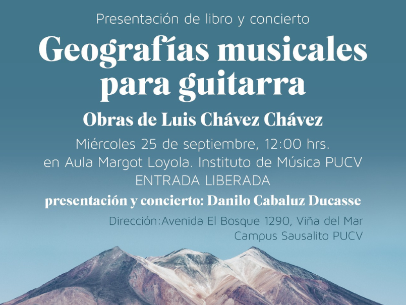 Presentación de libro y concierto 