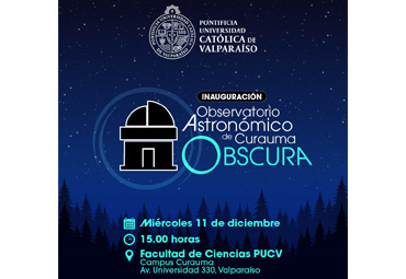 Inauguración del Observatorio Astronómico de Curauma