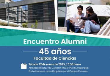 Encuentro Alumni: 45 Años de la Facultad de Ciencias