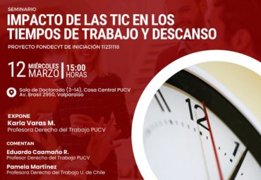 Seminario: “Impacto de las TIC en los tiempos de trabajo y descanso”