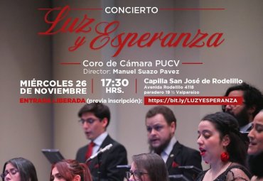 PUCV invita a concierto del Coro de Cámara en la Capilla San José de Rodelillo