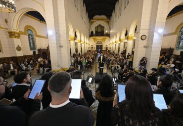 PUCV celebró Pascua de Resurrección con tradicional concierto en la Parroquia de Viña del Mar