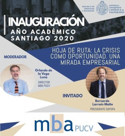 Inauguración Año Académico MBA PUCV Santiago 2020