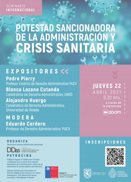 Seminario Internacional "Potestad sancionadora de la administración y crisis sanitaria"
