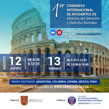 1º Congreso Internacional de Ayudantes de Historia del Derecho y Derecho Romano