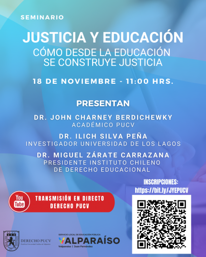 Seminario "Justicia y Educación, cómo desde la educación se construye justicia"