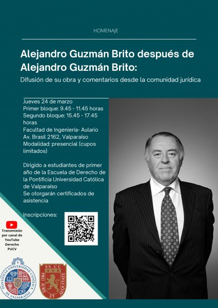 Homenaje "Alejandro Guzmán Brito después de Alejandro Guzmán Brito: Difusión de su obra y comentarios desde la comunidad jurídica"