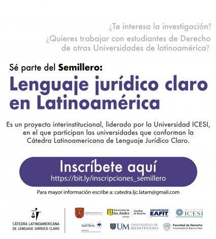 Convocatoria Cátedra Latinoamericana de Lenguaje Claro