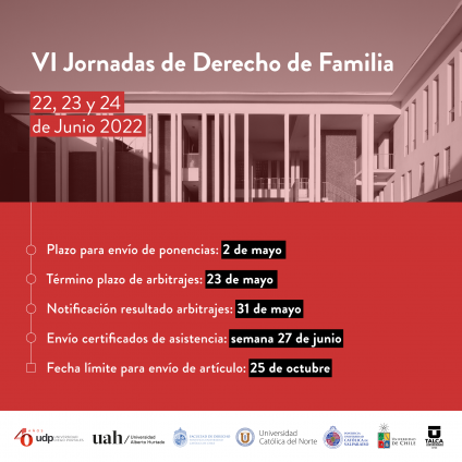 Convocatoria a ponencias: VI Jornadas Nacionales de Derecho de Familia