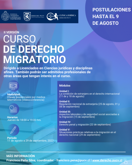 ll Versión Curso de Derecho Migratorio