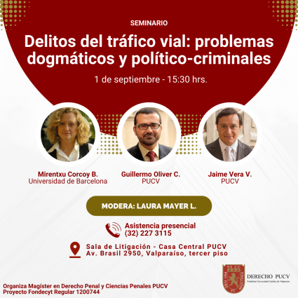 Seminario "Delitos de tráfico vial: problemas dogmáticos y político-criminales"