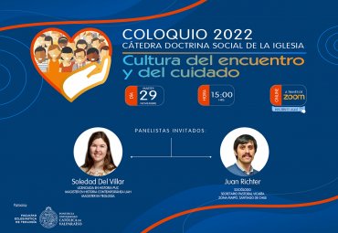 Abiertas inscripciones para Coloquio 2022 de la Cátedra Doctrina Social de la Iglesia