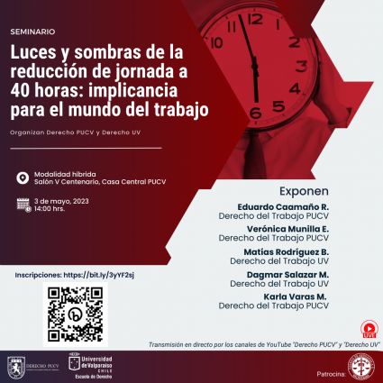 Seminario "Luces y sombras de la reducción de jornada a 40 horas: implicancia para el mundo del trabajo"