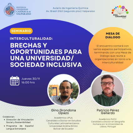 Seminario de Interculturalidad: Brechas y Oportunidades de una Sociedad Inclusiva