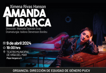 Obra “Amanda Labarca” se presentará en Teatro Municipal de Viña del Mar