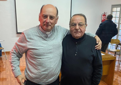 Profesor emérito, Dr. Kamel Harire, dictó una conferencia en el marco de la jornada de reflexión del clero de la Diócesis de San Felipe