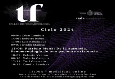 Taller de Fenomenología PUCV-UAH - Ciclo 2024