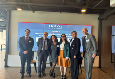 Profesora Lorena Carvajal participa en Tercera Jornada del Programa INSOL International "Future Leaders of Chile",