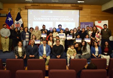 Facultad de Ciencias PUCV, Instituto de Biología y Escuela de Pedagogía realizan ceremonia de premiación para ganadores de Cuentos con Ciencia